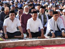 Stadion Ganggawa Dipenuhi Jemaah, Warga Sidrap Satukan Doa dalam Salat Istisqa