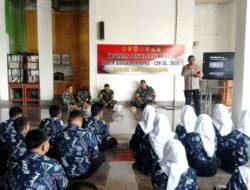 Tak Sekadar Bangun Infrastruktur Satgas TMMD Ke -129 Kodim 1404/Pinrang  Juga Tanamkan  Budaya Sadar Hukum, Simak Ulasannya