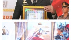 Kapolres Pinrang Bersama 16 Personil Satresnarkoba Terima Penghargaan Dari Kapolda Sulsel, Pada Hari Bhayangkara Ke-80