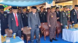 Upacara HUT Bhayangkara Ke-80 Yang Di Gelar Di Markas Polisi Resor Pinrang Dihadiri Dandim 1404 Pinrang