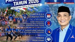 HUT Ke – 25 DPC Partai Demokrat  Kabupaten Pinrang  Gelar Lomba Tradisional Dan Kreativitas  Di Dess Pananrang