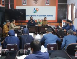 Wabup Pinrang Hadiri Rapat Koordinasi  Badan Statistik  Kabupaten Pinrang