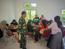 Wujud Peduli Tim Satgas Kesehatan TMMD Ke – 129 Kodim 1404/Pinrang “Beri Pelayanan Kesehatan Gratis Kepada Warga”