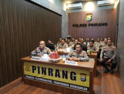 Kapolres Pinrang Bersama Jajaran  Nobar Siaran Langsung Malam Penganugerahan  Hoegeng Awards 2026