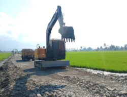 Hari Ke 18 TMMD Ke -129 Pembangunan Jalan Tani  Kodim 1404/Pinrang Tembus  75 Persen