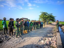 Laksanakan Apel Pagi “Sebelum Ke Lokasi Sasaran Fisik ” Satgas TMMD Ke -129 Kodim 1404/Pinrang”