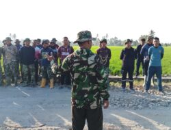 Apel Pagi Jadi Pelecut Semangat, Komandan SSK Kobarkan Motivasi Satgas TMMD Ke – 129 Kodim 1404/Pinrang