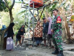 Setetes Harapan Jadi Kenyataan, Sumur  Bor TMMD Ke – 129 Kodim 1404/Pinrang Hadirkan Air Bersih Bagi  Warga Tanratuo