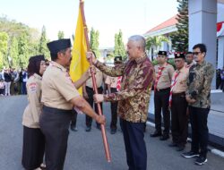 Bupati Irwan Lepas Kontingen Jambore Nasional, Harap Tunjukkan Prestasi Dan Dedikasi  Untuk Daerah