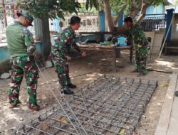 Menuju Infrastruktur Kokoh, Satgas TMMD Ke 129 Kodim 1404/Pinrang Mulai garap Besi Dekker  Di Desa Tanratuo