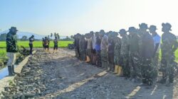 Panorama Padi Menghijau Iringi Apel Pagi Tngkatkan Semagat  Satgas TMMD Ke – 129 Kodim 1404/Pinrang
