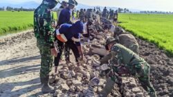Kapten Inf Alimuddin Cappa” Kondisi Cuaca Bukanlah Penghalang  Bagi Personil  Untuk Memberikan Pengabdian Terbaik Bagi Masyarakat”