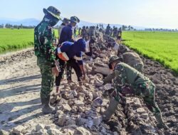 Kapten Inf Alimuddin Cappa” Kondisi Cuaca Bukanlah Penghalang  Bagi Personil  Untuk Memberikan Pengabdian Terbaik Bagi Masyarakat”