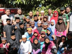 Dari TMMD Ke – 129 Kodim 1404/Pinrang Lahir Mimpi Baru, Kunjungan Marsma  TNI  Arifaini Nur Dwiyanto.M. Ham Motivasi Anak Anak Desa Tanratuo Jadi TNI