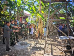 Tinjau Sumur Bor TMMD Ke 129 Kodim 1404/Pinrang , Marsma TNI Arifaini Nur  Dwiyanto M. Ham Tekan Pentingnya Perwatan