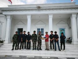 Wujudkan Masyarakat Sehat Dan Kompak, Satgas TMMD Ke 129 Kodim 1404/Pinrang Bagikan Alat Olahraga