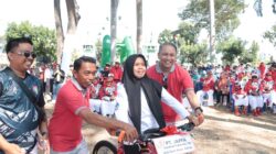Semarak HUT RI ke 81, Kapolres Sidrap Jalan Sehat Bersama Ribuan Warga Sidrap