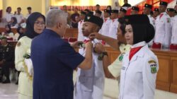 Bupati Pinrang Resmi Kukuhkan  Pasukan ” PASKIBRAKA”