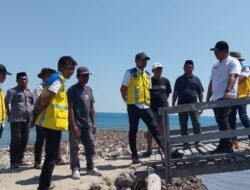 Pemkab Pinrang Monitoring  Terhadap Kondisi Muara  Jampie 2 Dan Jampue 3  Yang Mengalami Pendangkalan  Akibat Sedimentasi