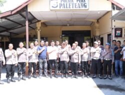 Wakapolres Pinrang Pimpin Pemeriksaan  Gaktibplin Di Polsek  Jajaran Pastikan  Personel  Tetap Disiplin  Dan Profesional