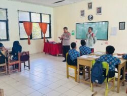 Sikum Polres Pinrang Gelar Sosialisasi  Hukum Di MTSN Sanawiah, Bekali Pelajar Tentang UU Lalu Lintas Dan Narkotika