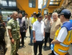 Kapolsek Patampanua Pastikan Penganan Berjalan Lancar Saat  Kunjungan Gubernur Sulsel  Ke Bendungan Benteng