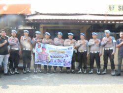 Bakti Sosial Sie Propam Polres Pinrang  Bagi Bagi Sembako di Hutnya ke 24