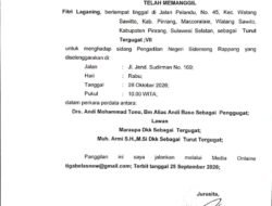 PANGGILAN UMUM: FITRI LAGANING SELAKU TURUT TERGUGAT VIII DIPANGGIL HADIR PERSIDANGAN