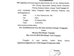 PANGGILAN UMUM: ULLA LAGANING SELAKU TURUT TERGUGAT VI DIPANGGIL HADIR PERSIDANGAN