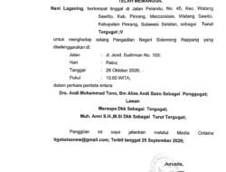 PANGGILAN UMUM: NANI LAGANING SELAKU TURUT TERGUGAT V DIPANGGIL HADIR PERSIDANGAN