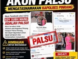Waspada Beredar Akun Face Book Palsu Mengatas Namakan Kapolres Pinrang