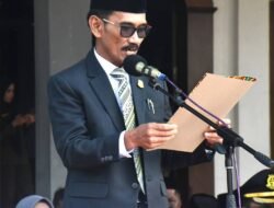 H.Syansuri Wakil Ketua DPRD Pinrang Bacakan Ikrar Pada  Upecara Hari Kesaktian Pancasila