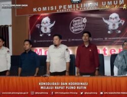 Perkuat Konsolidasi, KPU Kabupaten Pinrang  Gelar Rapat Pleno Rutin