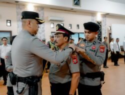 Kapolres Pinrang Pimpin Korps  Raport Kenaikan Pangkat  Pengabdian Personel Periode 1 Oktober 2026