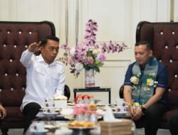 Bupati Syaharuddin Alrif Sambut Akrab Kunjungan Wabup Tanjung Jabung Timur