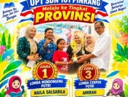 “Pantastik” UPT SDN 161 Pinrang Kembali Raih Prestasi Di Tingkat Kabupaten