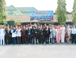 HUT TNI RI Ke 81 Digelar Di Markas Komando  Militer 1404/Pinrang Usung Tema ” TNI Kuat Bersama Rakyat,Indonesia Berdaulat Adil Dan Makmur”