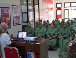 Persit KCK Cabang XLIV Kodim 1420/Sidrap Laksanakan Pemeriksaan HPV DNA di Puskesmas Pangkajene