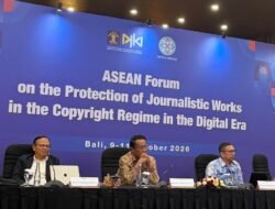 Menkum Supratman Didepan Forum  Jurnalis ” SEAN ” Teknologi Berkembang Nilai Karya Jurnalistik Harus Di Lindungi