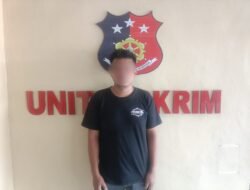 Unit Reskrim Polsek Tellu limpoe mengamankan terduga pelaku penganiayaan