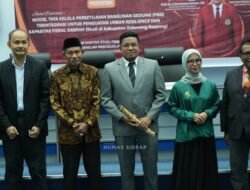 Sekda Sidrap Resmi Raih Gelar Doktor, Bupati Syaharuddin Dorong Peningkatan Kualitas Pelayanan Publik