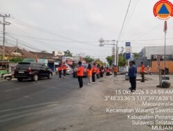 Antisipasi Kabut Asap Karhutla, Pemkab Pinrang  Mulai Bagikan Masker Dan Sosialisasi Kualitas Udara