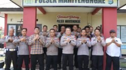 Kapolres sidrap kunjungi mapolsek maritengngae sekaligus bertatap muka