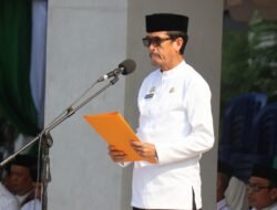 Sekda Pinrang Bertindak Sebagai Pembina Apel Pada Peringatan Hari Santri Nasional 2026 ” Santri Menguatkan  Negeri Menuju Indonesia Emas”: