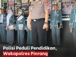 Polisi Peduli Pendidikan, Waka Polres Pinrang  Edukasi Pelajar Tentang Bahaya Bullying
