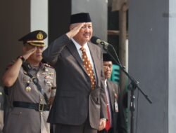 Upacara Hari Sumpah Pemuda Ke -98 Bupati Pinrang Bertindak  Selaku Inspektur Upacara, Bacakan Sambutan Seragam Mentri Pemuda Dan Olahraga RI Erick Thohir