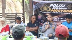 Jalin Kedekatan dengan Masyarakat, Kapolres Sidrap Buka Dialog Kamtibmas di Pitu Riase