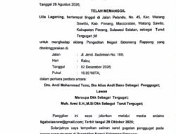 PANGGILAN UMUM — ULLA LAGANING (TURUT TERGUGAT VI)
