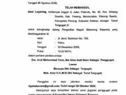 PANGGILAN UMUM — NANI LAGANING (TURUT TERGUGAT V)