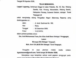 PANGGILAN UMUM — LAGAPI LAGANING (TURUT TERGUGAT III)